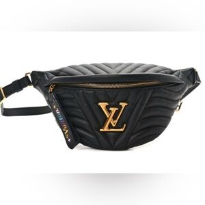 Louis Vuitton Black New Wave Bumbag